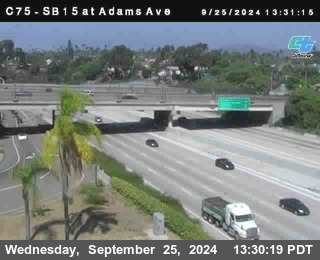 SB 15 at Adams Ave (On Ramp)