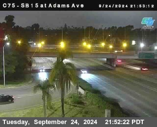 SB 15 at Adams Ave (On Ramp)