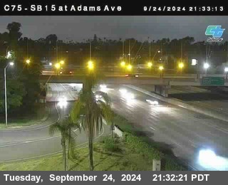 SB 15 at Adams Ave (On Ramp)