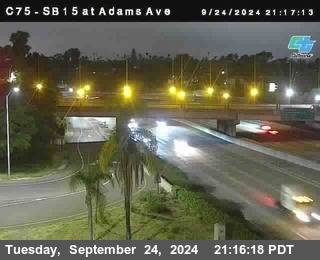 SB 15 at Adams Ave (On Ramp)