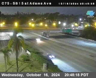 SB 15 at Adams Ave (On Ramp)