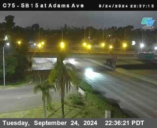 SB 15 at Adams Ave (On Ramp)