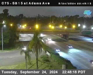 SB 15 at Adams Ave (On Ramp)