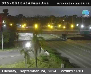 SB 15 at Adams Ave (On Ramp)