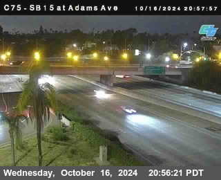 SB 15 at Adams Ave (On Ramp)