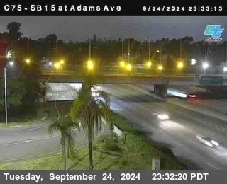 SB 15 at Adams Ave (On Ramp)