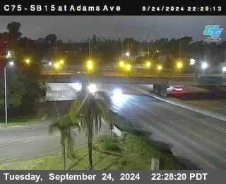 SB 15 at Adams Ave (On Ramp)