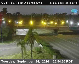 SB 15 at Adams Ave (On Ramp)