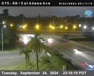 SB 15 at Adams Ave (On Ramp)