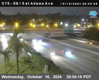 SB 15 at Adams Ave (On Ramp)