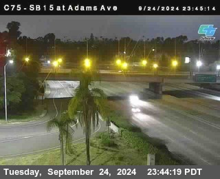 SB 15 at Adams Ave (On Ramp)