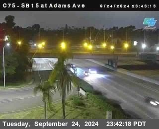 SB 15 at Adams Ave (On Ramp)