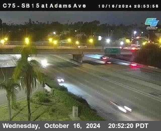 SB 15 at Adams Ave (On Ramp)