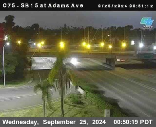 SB 15 at Adams Ave (On Ramp)