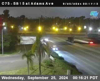 SB 15 at Adams Ave (On Ramp)