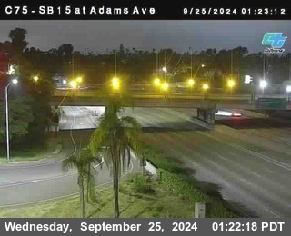 SB 15 at Adams Ave (On Ramp)