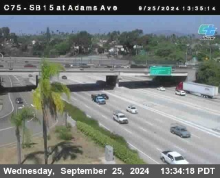 SB 15 at Adams Ave (On Ramp)