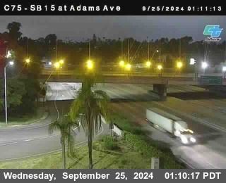 SB 15 at Adams Ave (On Ramp)