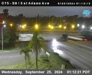 SB 15 at Adams Ave (On Ramp)