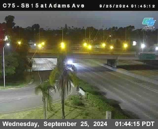 SB 15 at Adams Ave (On Ramp)