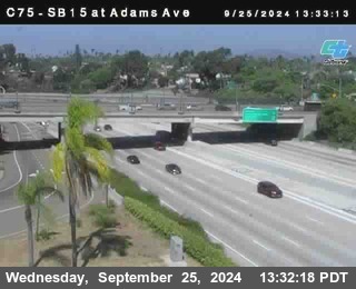 SB 15 at Adams Ave (On Ramp)