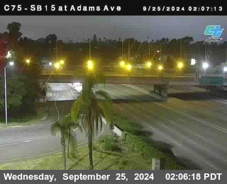 SB 15 at Adams Ave (On Ramp)