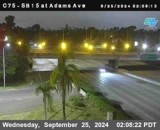 SB 15 at Adams Ave (On Ramp)