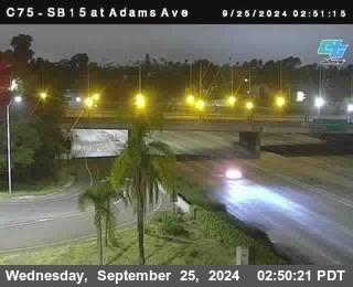 SB 15 at Adams Ave (On Ramp)