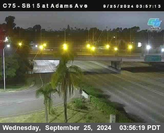 SB 15 at Adams Ave (On Ramp)