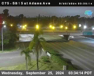 SB 15 at Adams Ave (On Ramp)