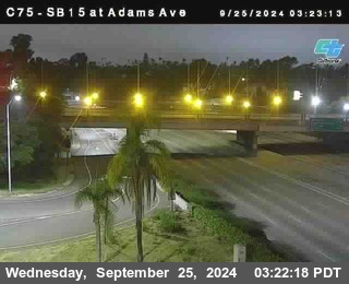 SB 15 at Adams Ave (On Ramp)