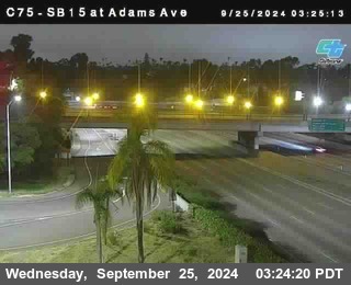 SB 15 at Adams Ave (On Ramp)