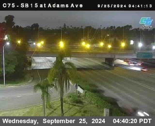 SB 15 at Adams Ave (On Ramp)