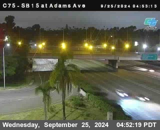 SB 15 at Adams Ave (On Ramp)