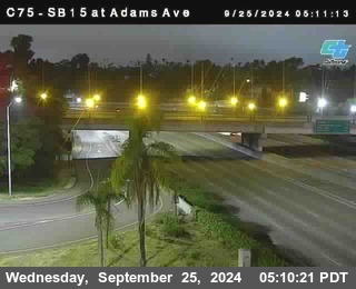 SB 15 at Adams Ave (On Ramp)