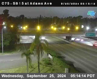 SB 15 at Adams Ave (On Ramp)