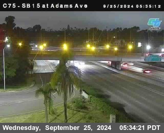 SB 15 at Adams Ave (On Ramp)