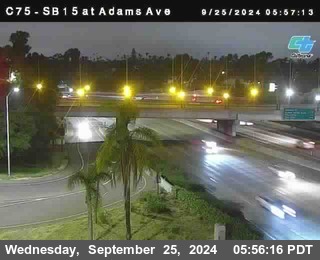 SB 15 at Adams Ave (On Ramp)