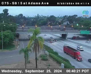 SB 15 at Adams Ave (On Ramp)