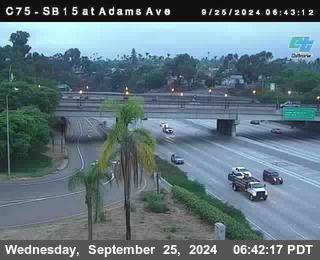 SB 15 at Adams Ave (On Ramp)