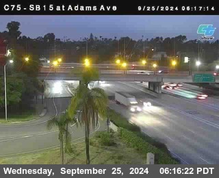 SB 15 at Adams Ave (On Ramp)