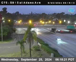 SB 15 at Adams Ave (On Ramp)