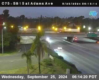 SB 15 at Adams Ave (On Ramp)