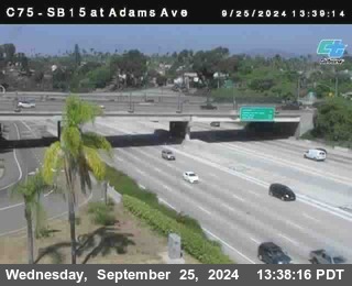 SB 15 at Adams Ave (On Ramp)