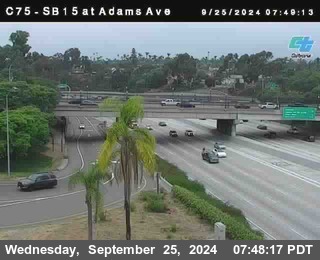 SB 15 at Adams Ave (On Ramp)