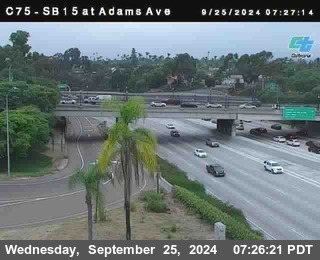 SB 15 at Adams Ave (On Ramp)