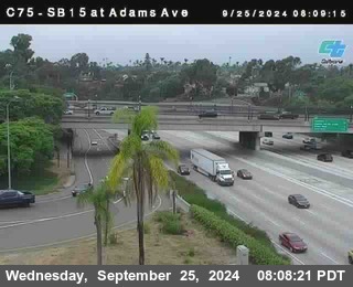 SB 15 at Adams Ave (On Ramp)