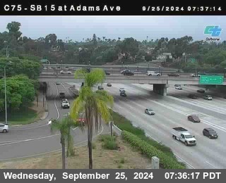 SB 15 at Adams Ave (On Ramp)