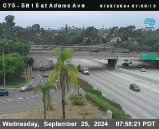 SB 15 at Adams Ave (On Ramp)