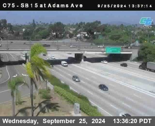 SB 15 at Adams Ave (On Ramp)